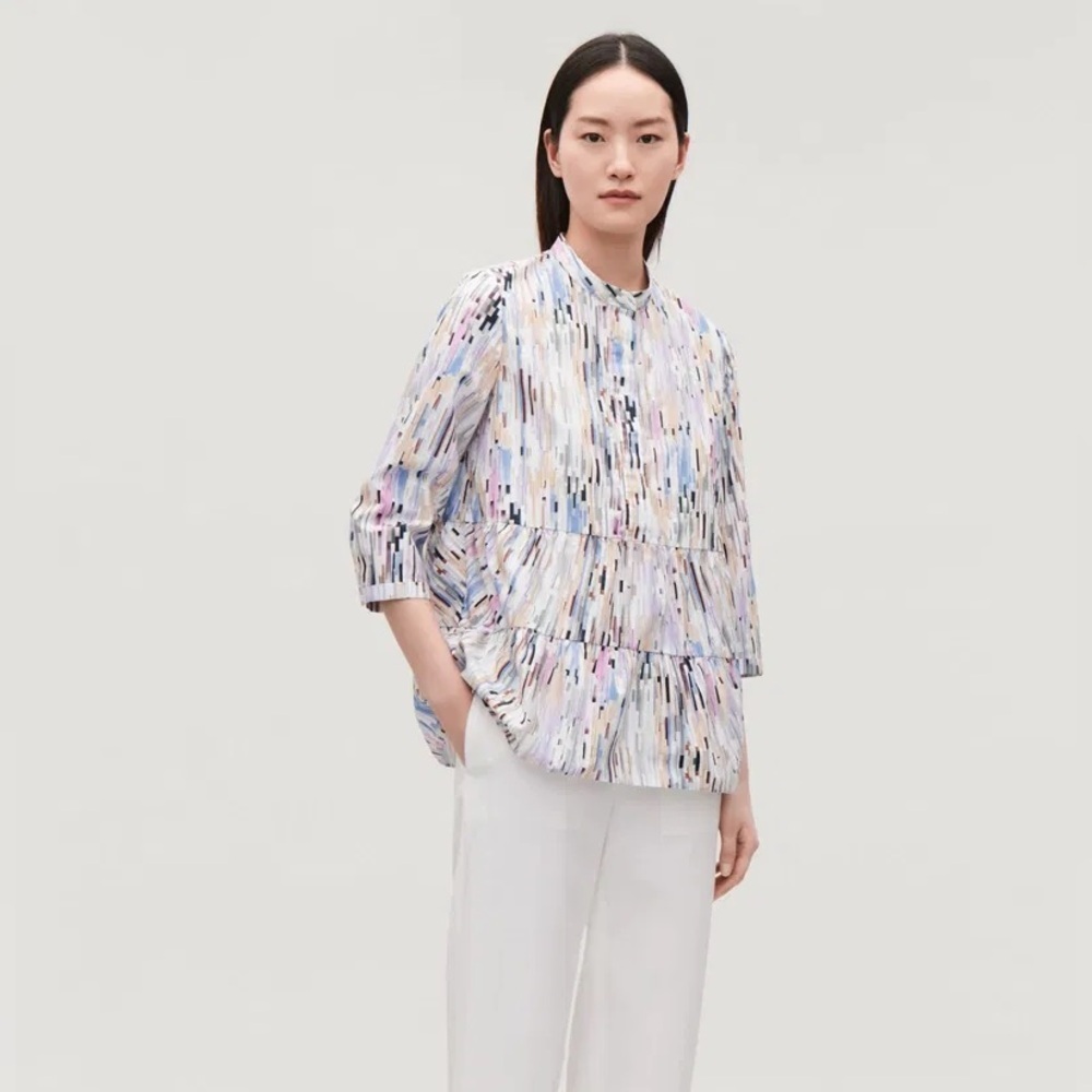 COS Multicolor Patterned Blouse